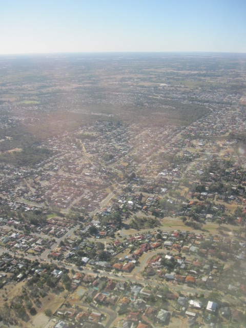 Airial shot of Perth